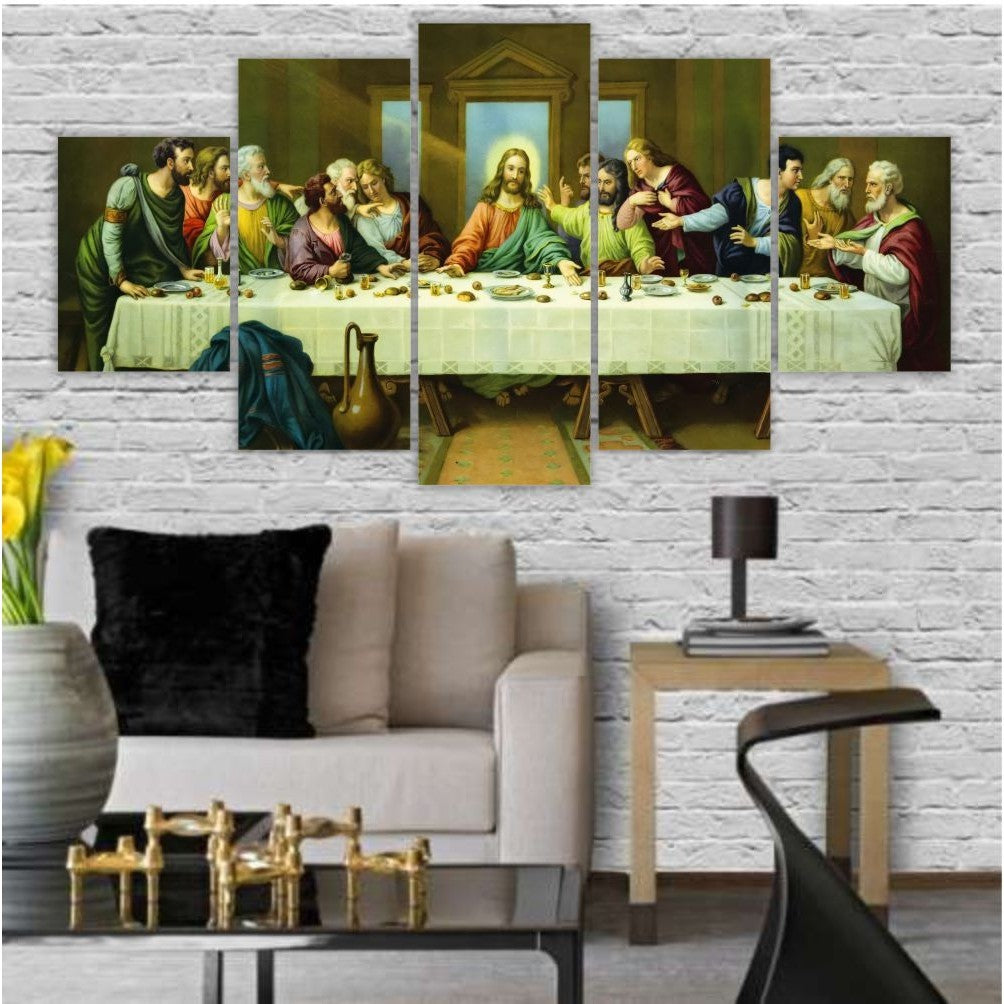 Quadros Decorativos Sala Última Santa Ceia De Jesus Religioso - Quadros Decorativos para Sala | Display de Festa Infantil