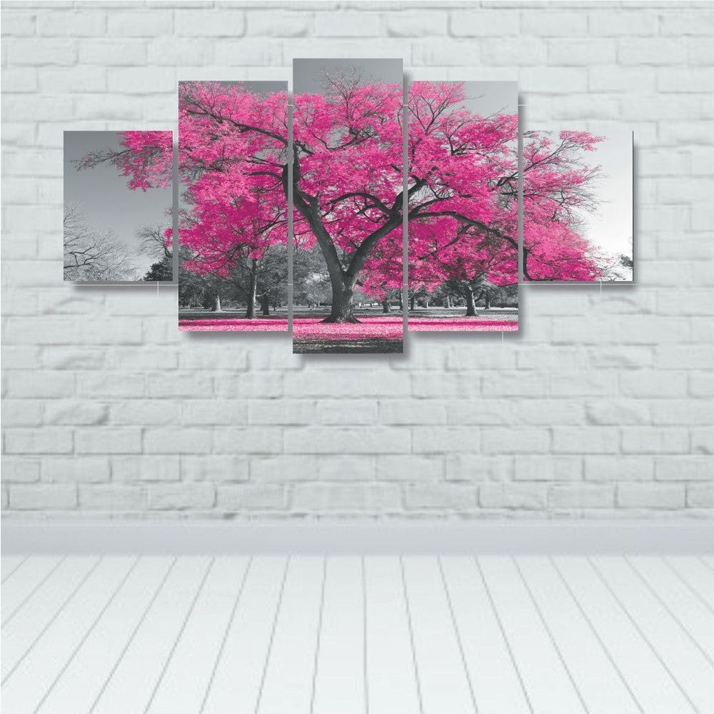 Quadros Decorativos Arvore Vida Botanico Sala Quarto Rosa - Quadros Decorativos para Sala | Display de Festa Infantil