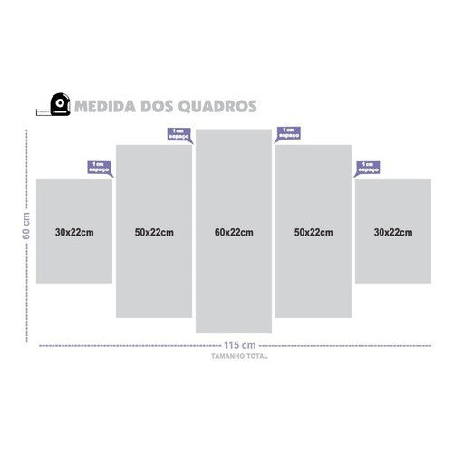 Quadros Decorativos Leão Preto E Branco Seja Forte 115x60 - Quadros Decorativos para Sala | Display de Festa Infantil