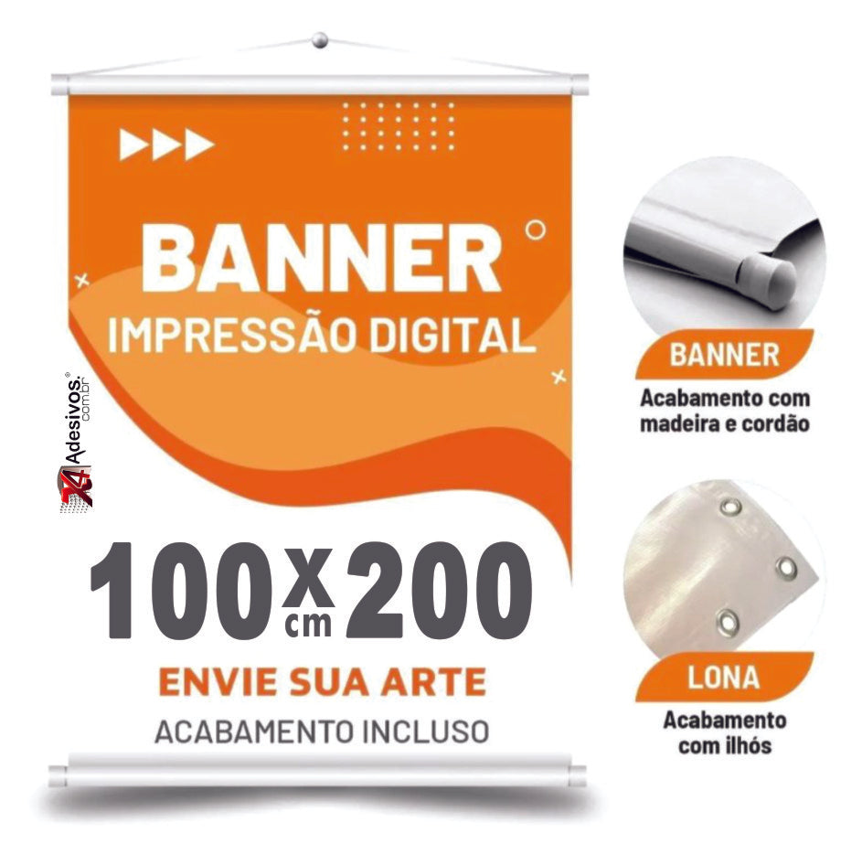 Banner, Faixas ou Lona Personalizado | Escolha O Acabamento | Entrega Rápida