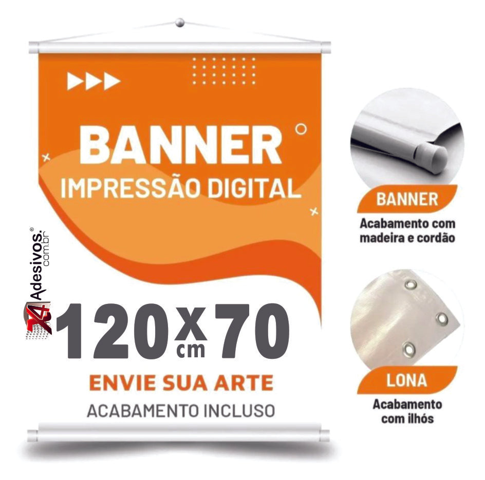 Banner, Faixas ou Lona Personalizado | Escolha O Acabamento | Entrega Rápida
