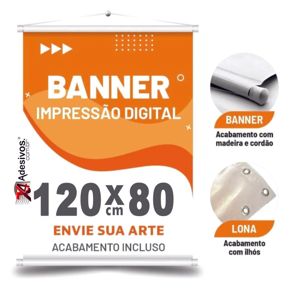 Banner, Faixas ou Lona Personalizado | Escolha O Acabamento | Entrega Rápida