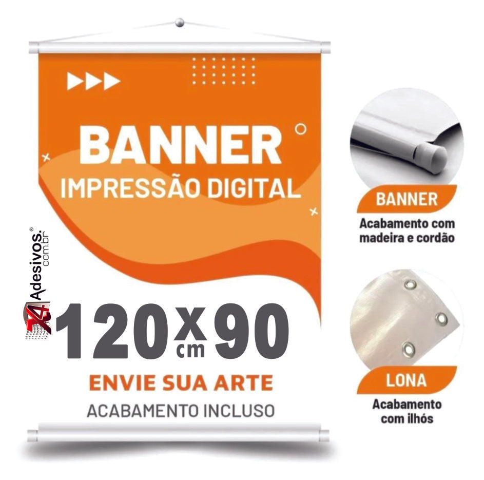 Banner, Faixas ou Lona Personalizado | Escolha O Acabamento | Entrega Rápida