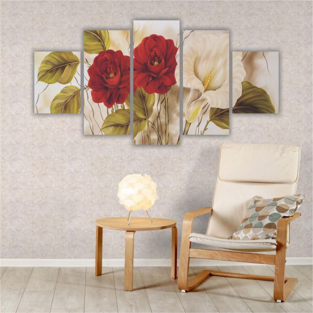 Quadro decorativo Flores Envelhecidas - Quadros Decorativos para Sala | Display de Festa Infantil