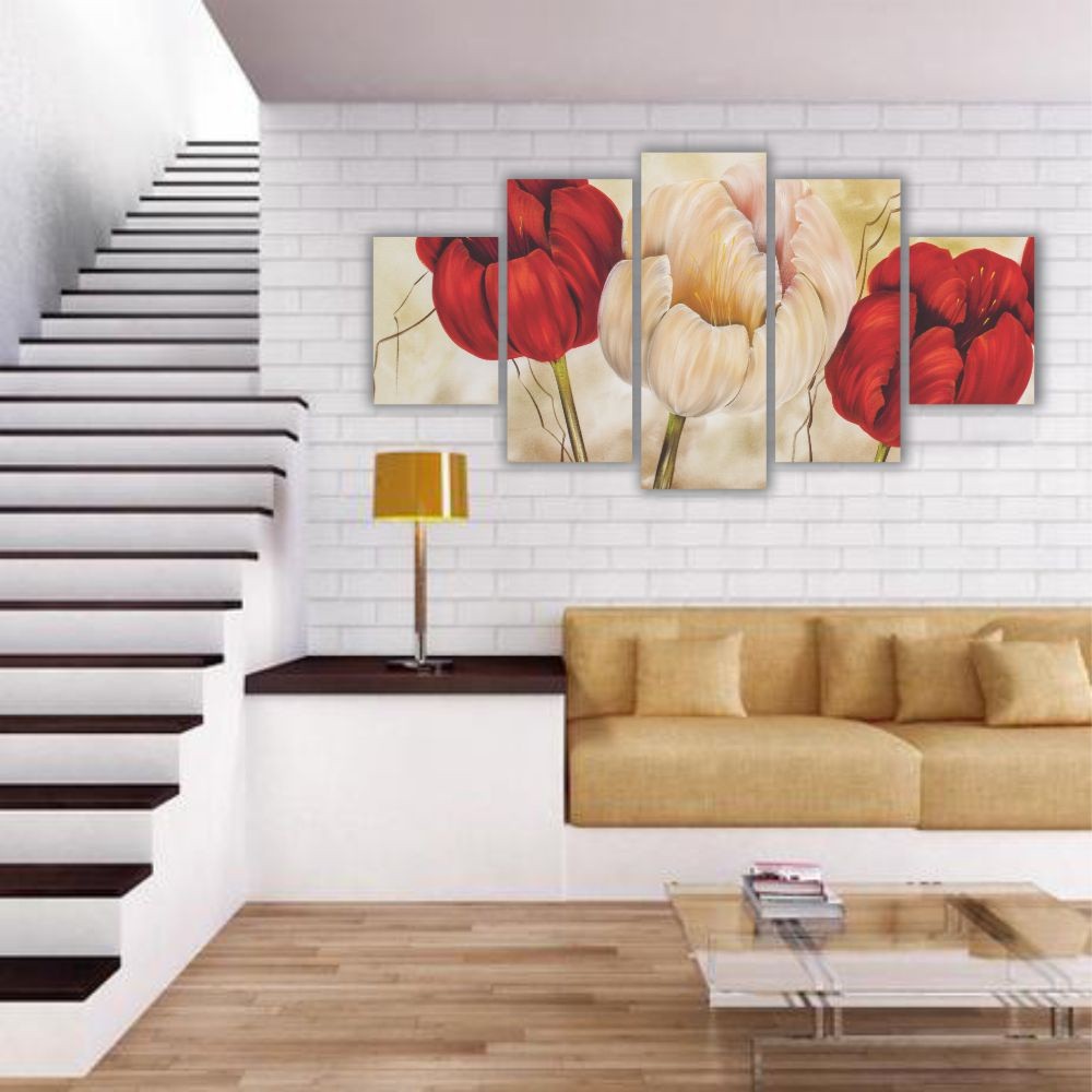 Quadro Decorativo Botões de Rosas - Quadros Decorativos para Sala | Display de Festa Infantil