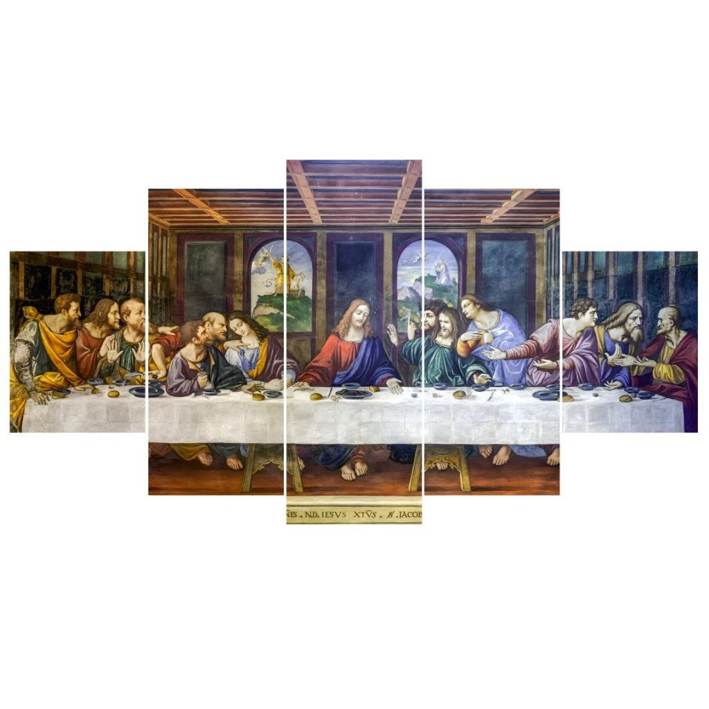 Quadro Decorativo Mosaico Santa Ceia Memorial - Quadros Decorativos para Sala | Display de Festa Infantil