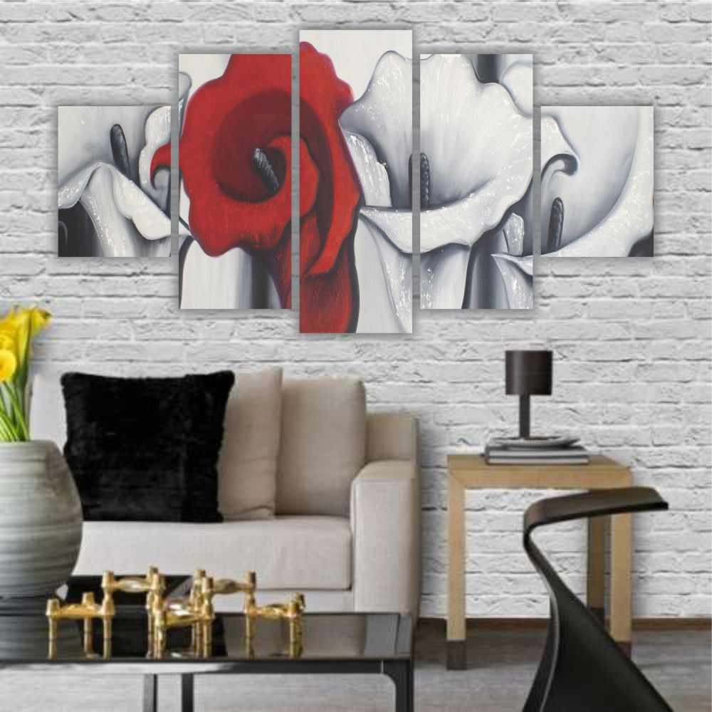 Quadro decorativo Copo de Leite Artístico - Quadros Decorativos para Sala | Display de Festa Infantil