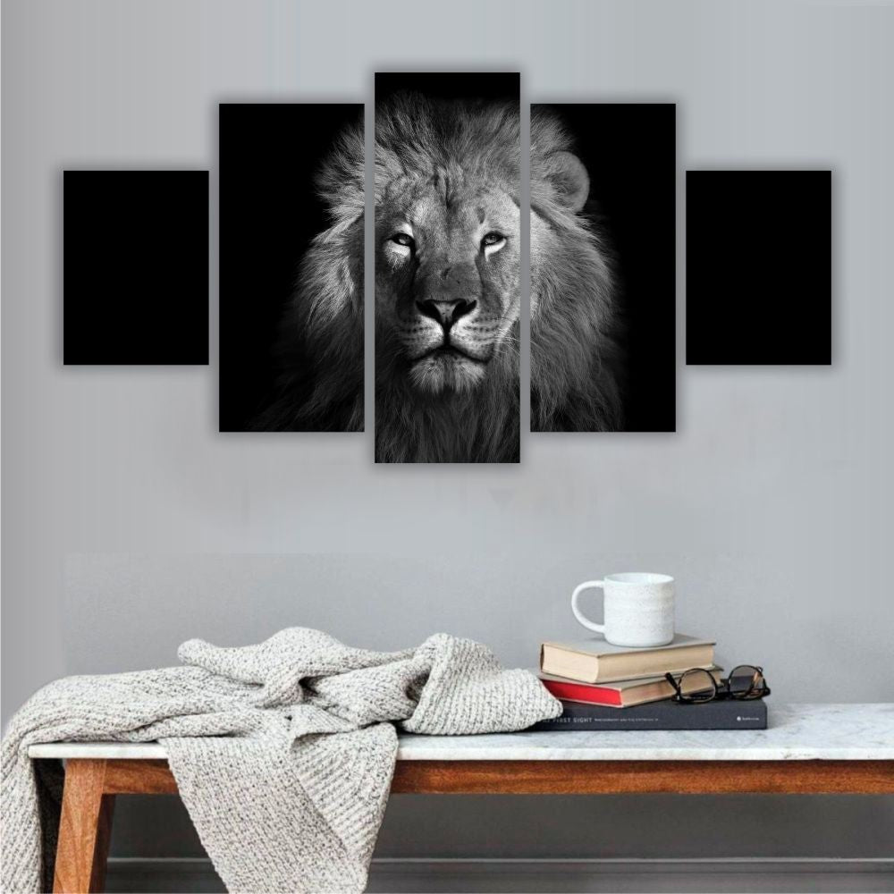 Quadro decorativo Leão Tribo De Judá Rei - Quadros Decorativos para Sala | Display de Festa Infantil