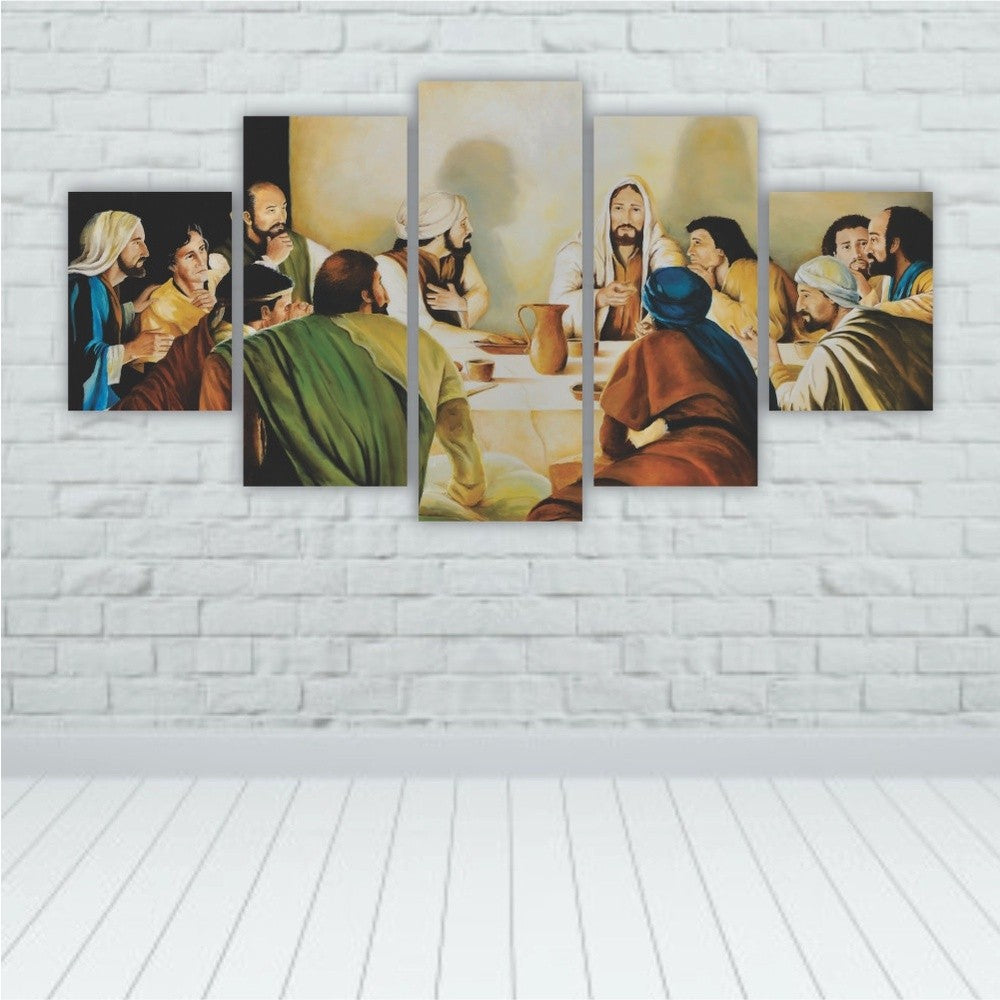 Quadros Decorativos MDF Santa Ceia Apostolos Sala Quarto - Quadros Decorativos para Sala | Display de Festa Infantil