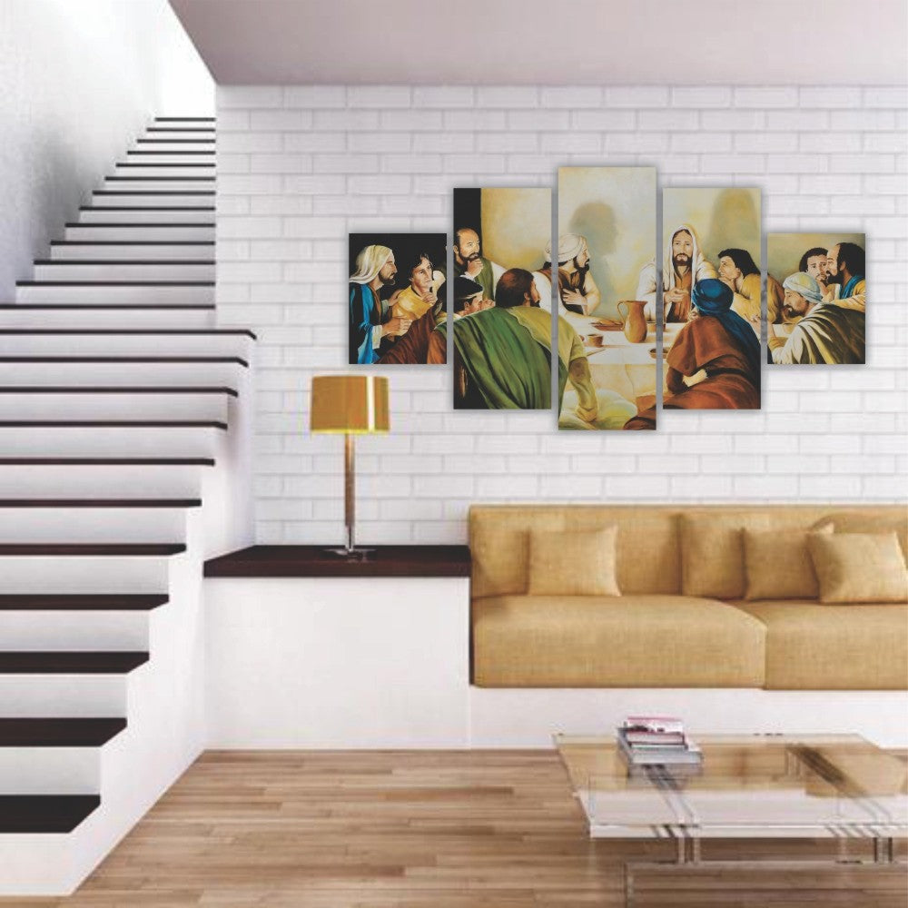 Quadros Decorativos Última Santa Ceia De Jesus Religioso - Quadros Decorativos para Sala | Display de Festa Infantil