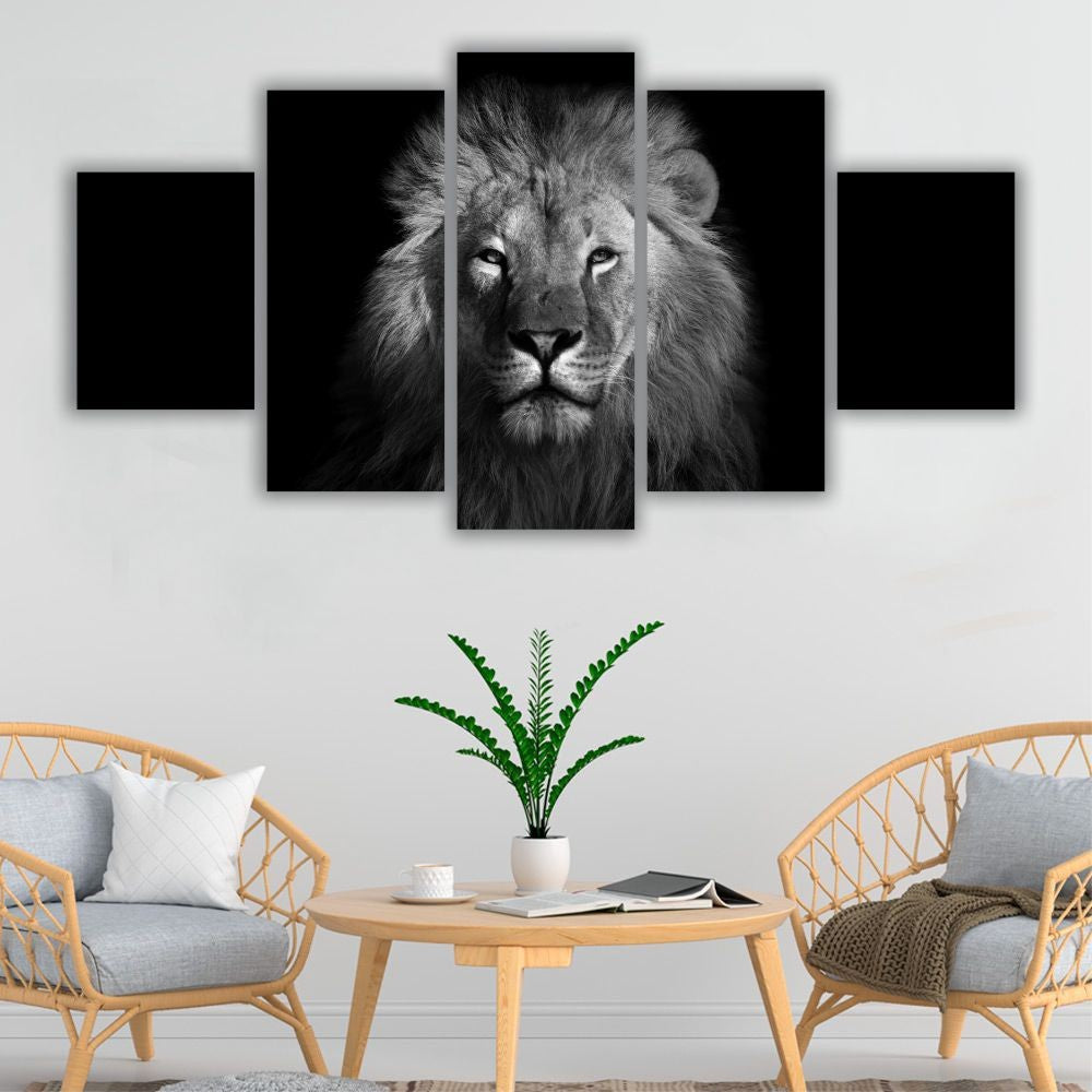 Quadro decorativo Leão Tribo De Judá Rei - Quadros Decorativos para Sala | Display de Festa Infantil