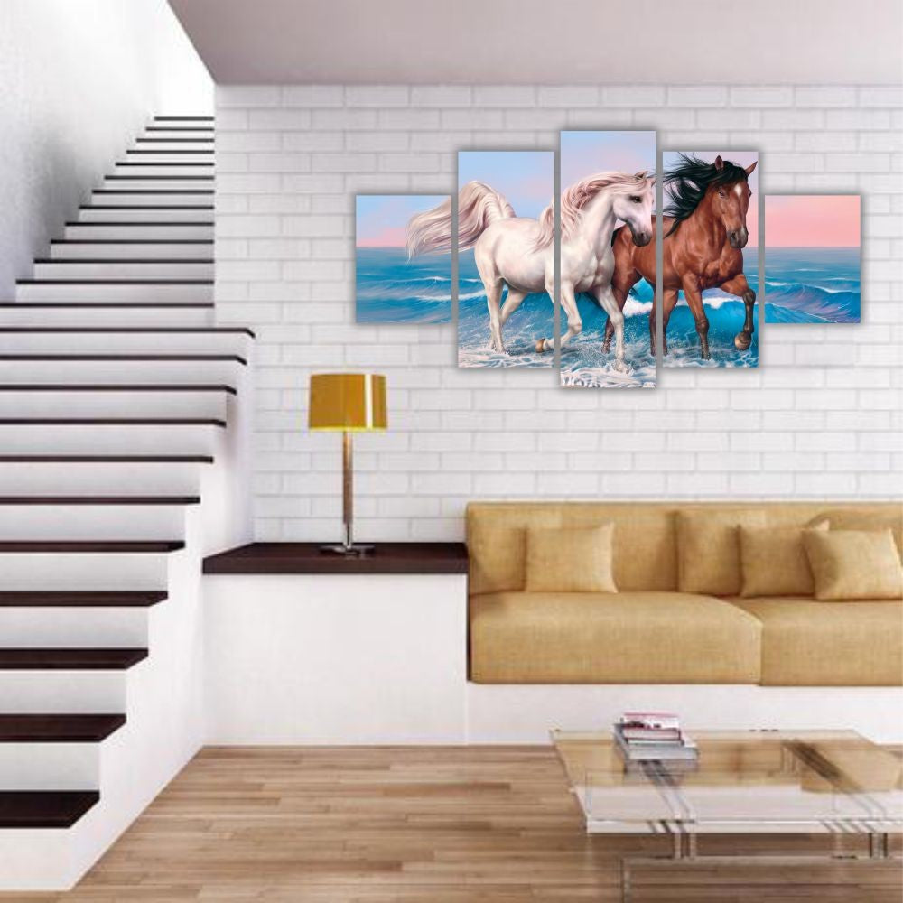 Quadro decorativo Cavalo na Praia - Quadros Decorativos para Sala | Display de Festa Infantil