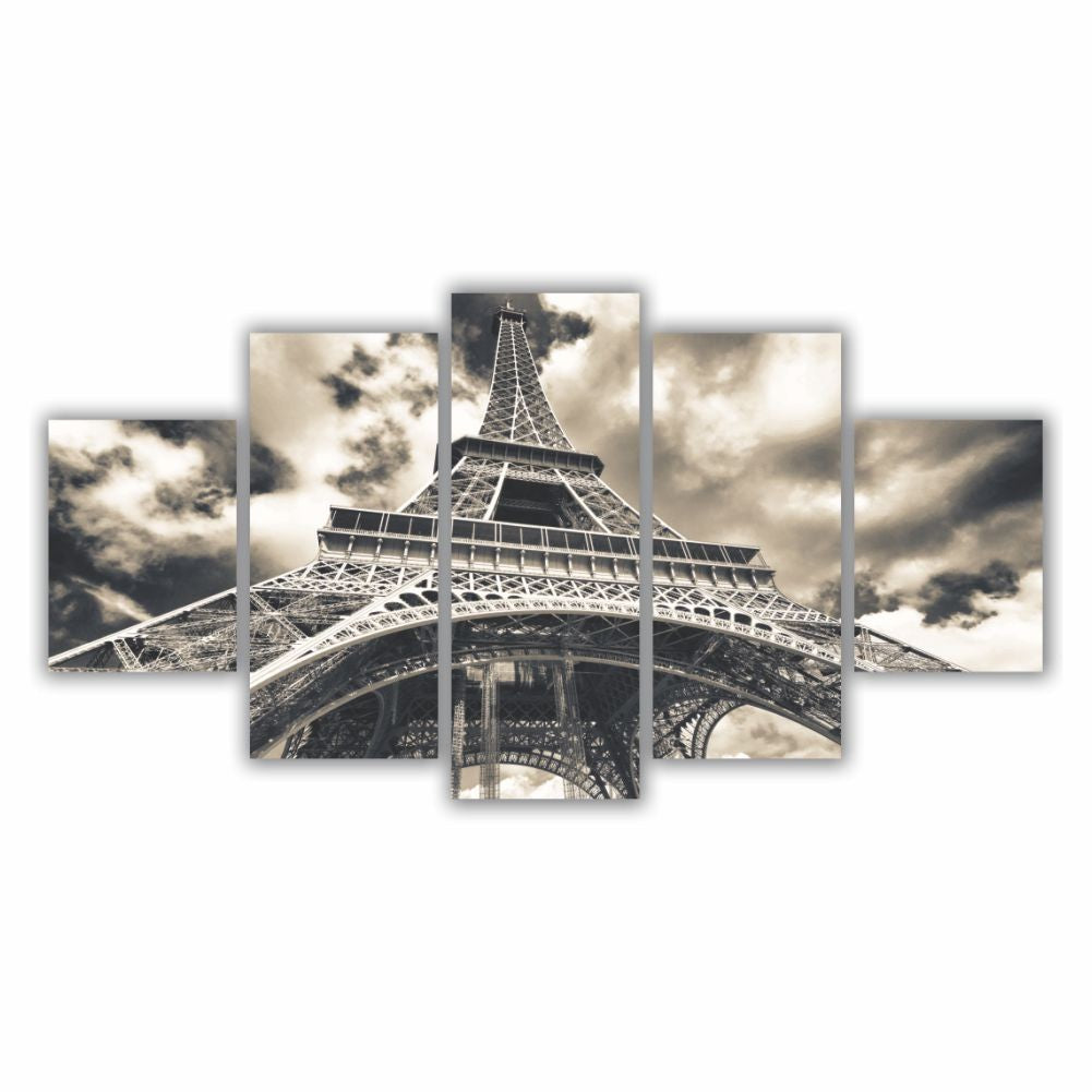 Quadro decorativo Torre Eiffel Sépia - Quadros Decorativos para Sala | Display de Festa Infantil