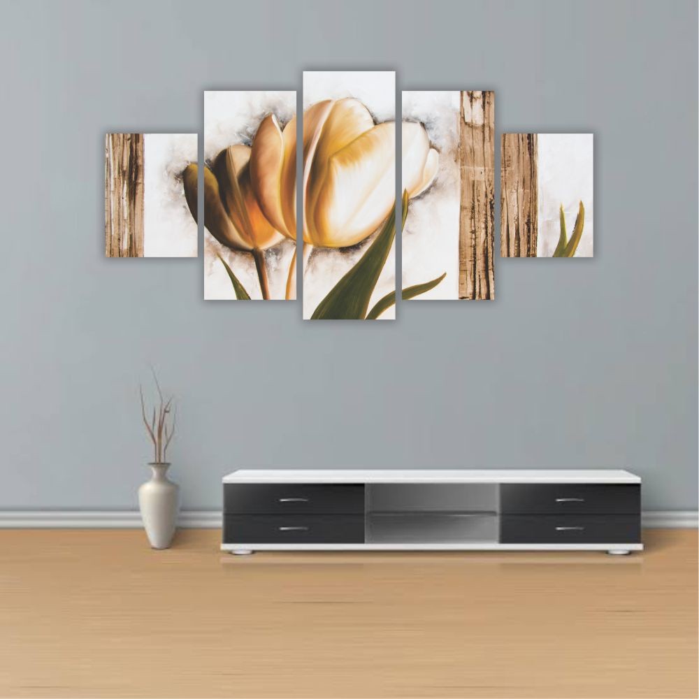 Quadro decorativo Tulipas em Sépia - Quadros Decorativos para Sala | Display de Festa Infantil