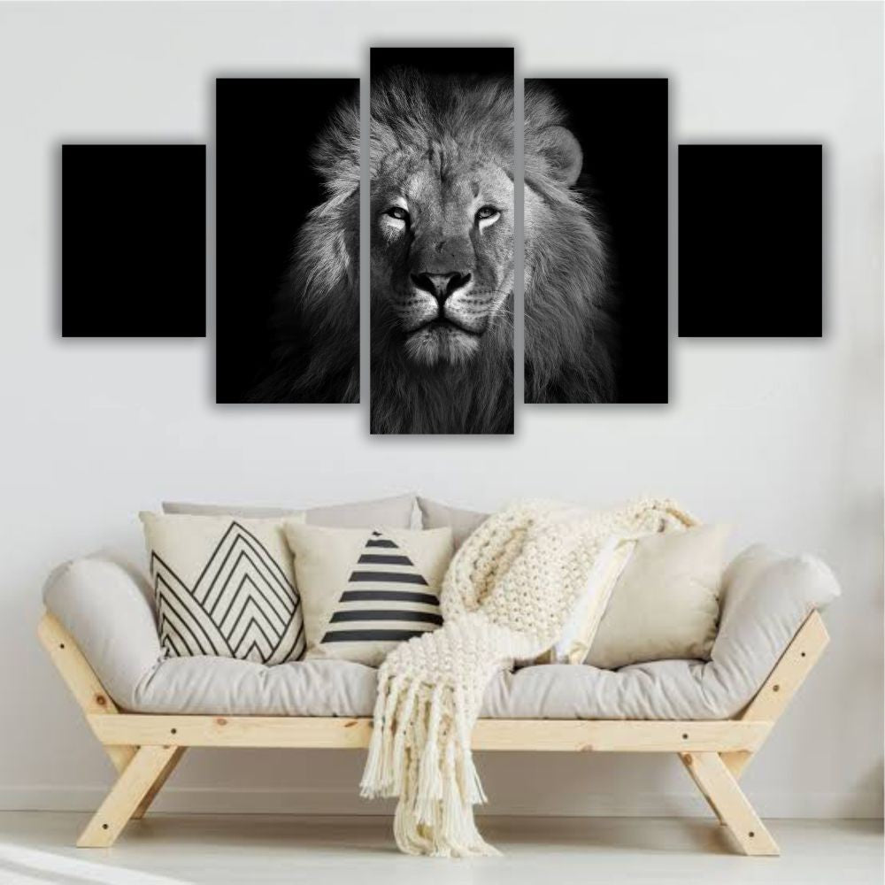 Quadro decorativo Leão Tribo De Judá Rei - Quadros Decorativos para Sala | Display de Festa Infantil