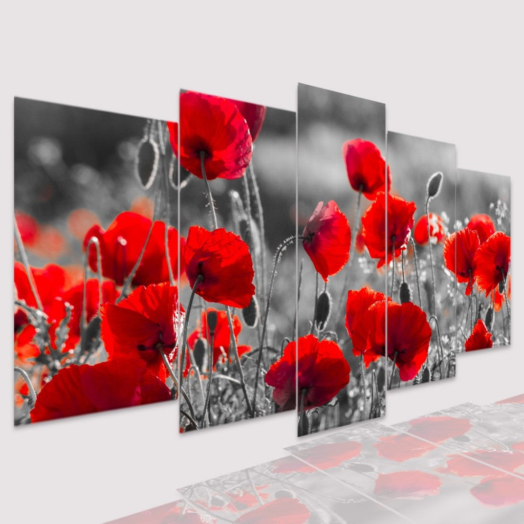 Quadro Decorativo Mosaico Flores da Primavera - Quadros Decorativos para Sala | Display de Festa Infantil