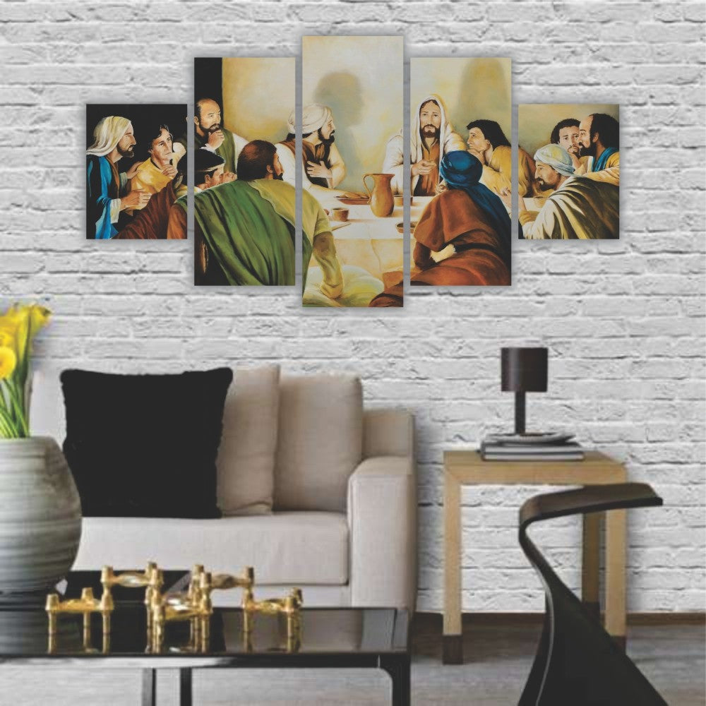 Quadros Decorativos Última Santa Ceia De Jesus Religioso - Quadros Decorativos para Sala | Display de Festa Infantil