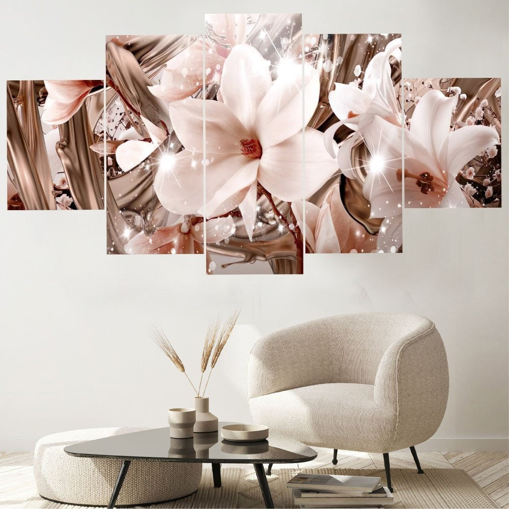 Quadro Decorativo Mosaico Flores Perfumadas - Quadros Decorativos para Sala | Display de Festa Infantil