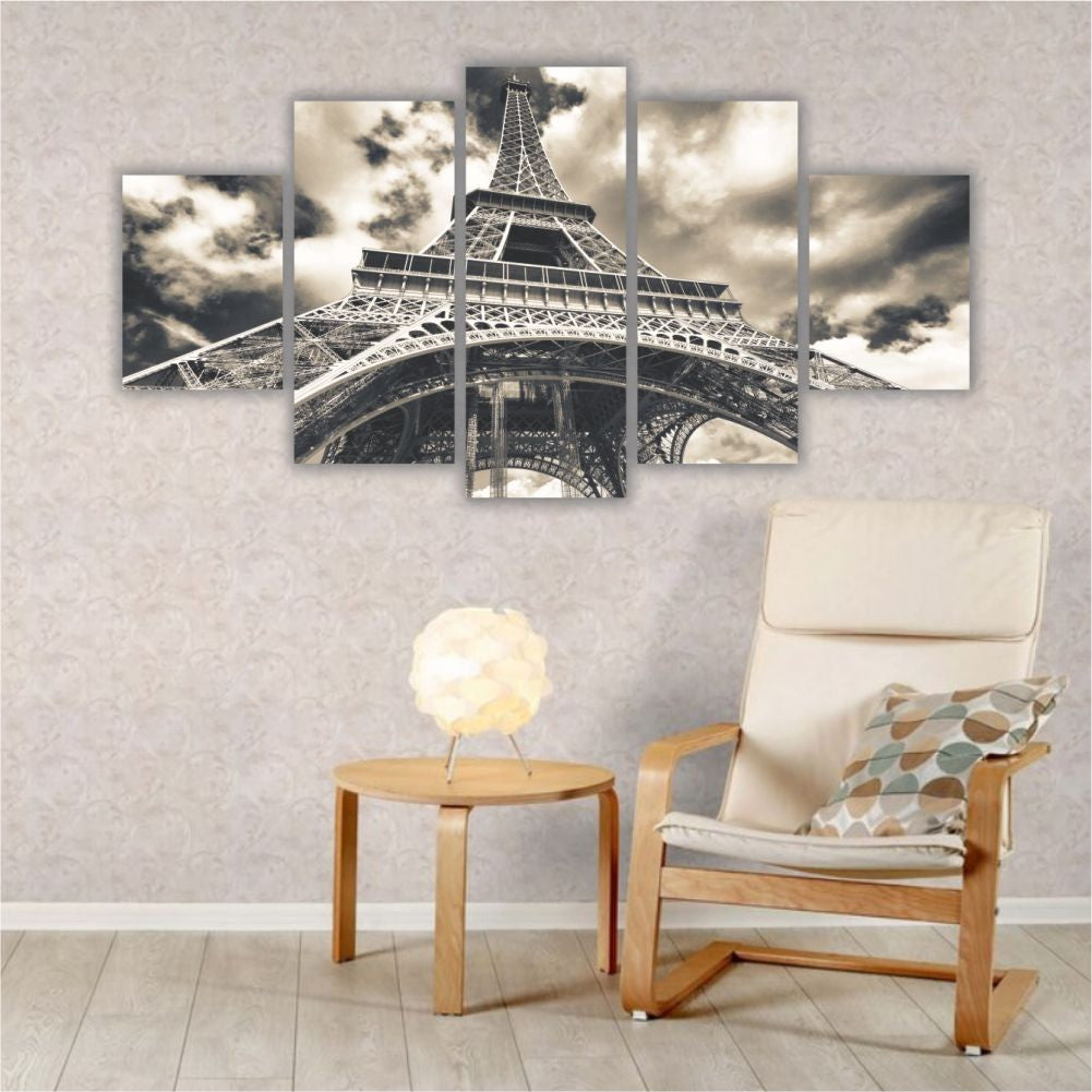 Quadro decorativo Torre Eiffel Sépia - Quadros Decorativos para Sala | Display de Festa Infantil