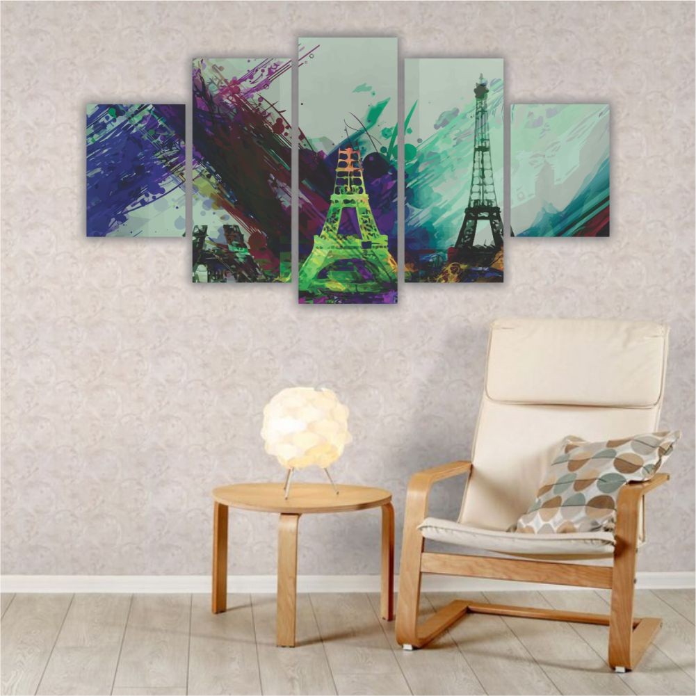 Quadro decorativo Paris França Artístico - Quadros Decorativos para Sala | Display de Festa Infantil