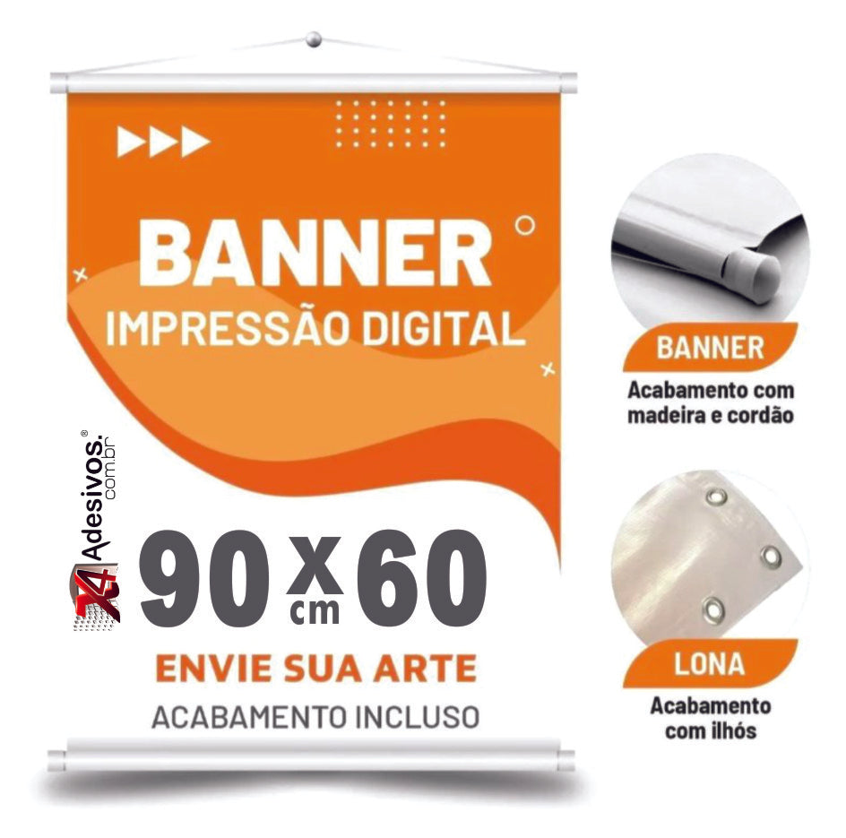Banner, Faixas ou Lona Personalizado | Escolha O Acabamento | Entrega Rápida