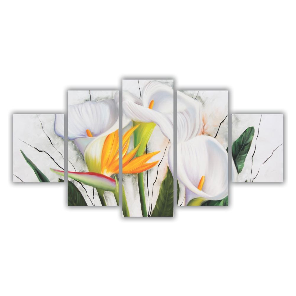 Quadro decorativo Floral Flores do Paraíso - Quadros Decorativos para Sala | Display de Festa Infantil