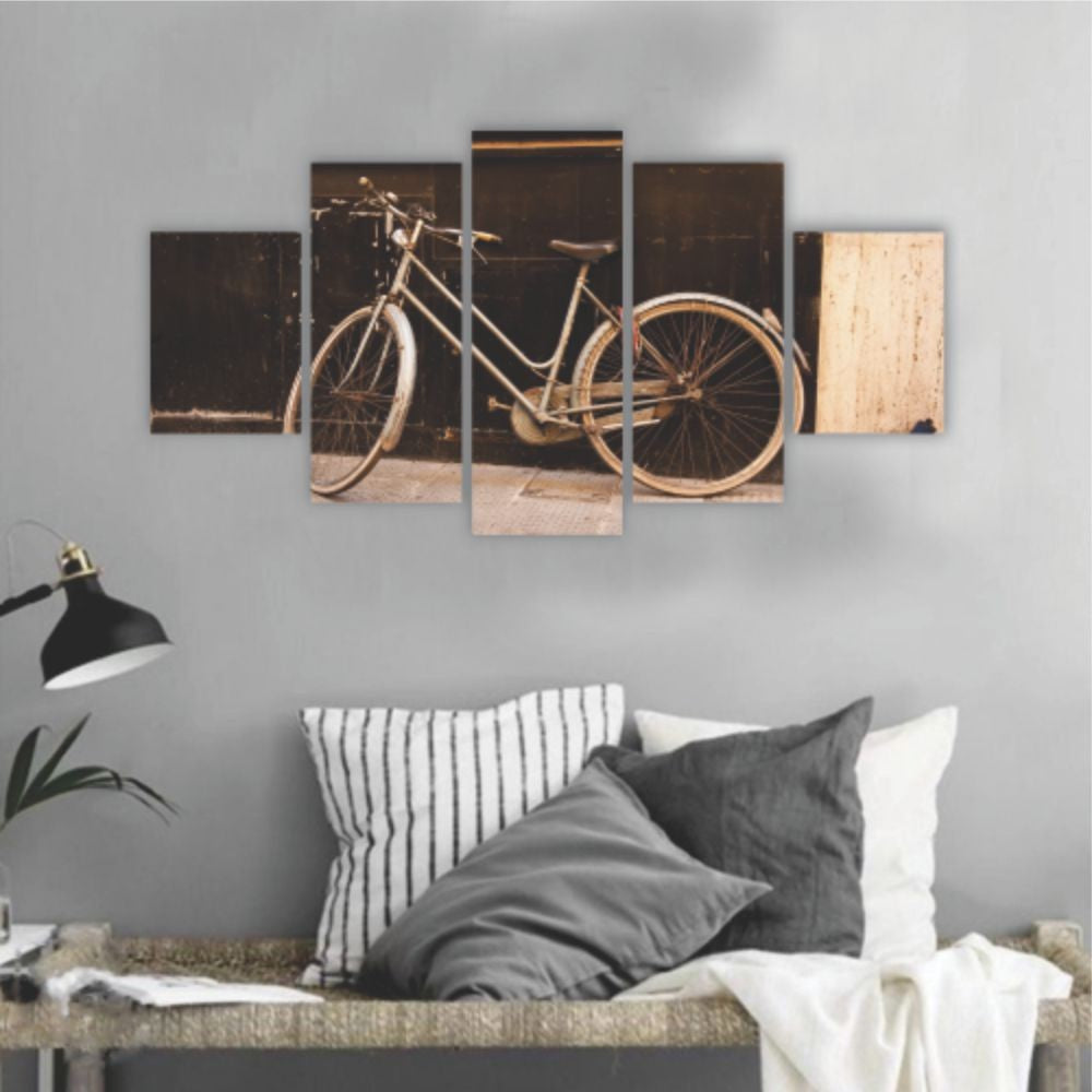 Quadro decorativo Bicicleta Vintage - Quadros Decorativos para Sala | Display de Festa Infantil