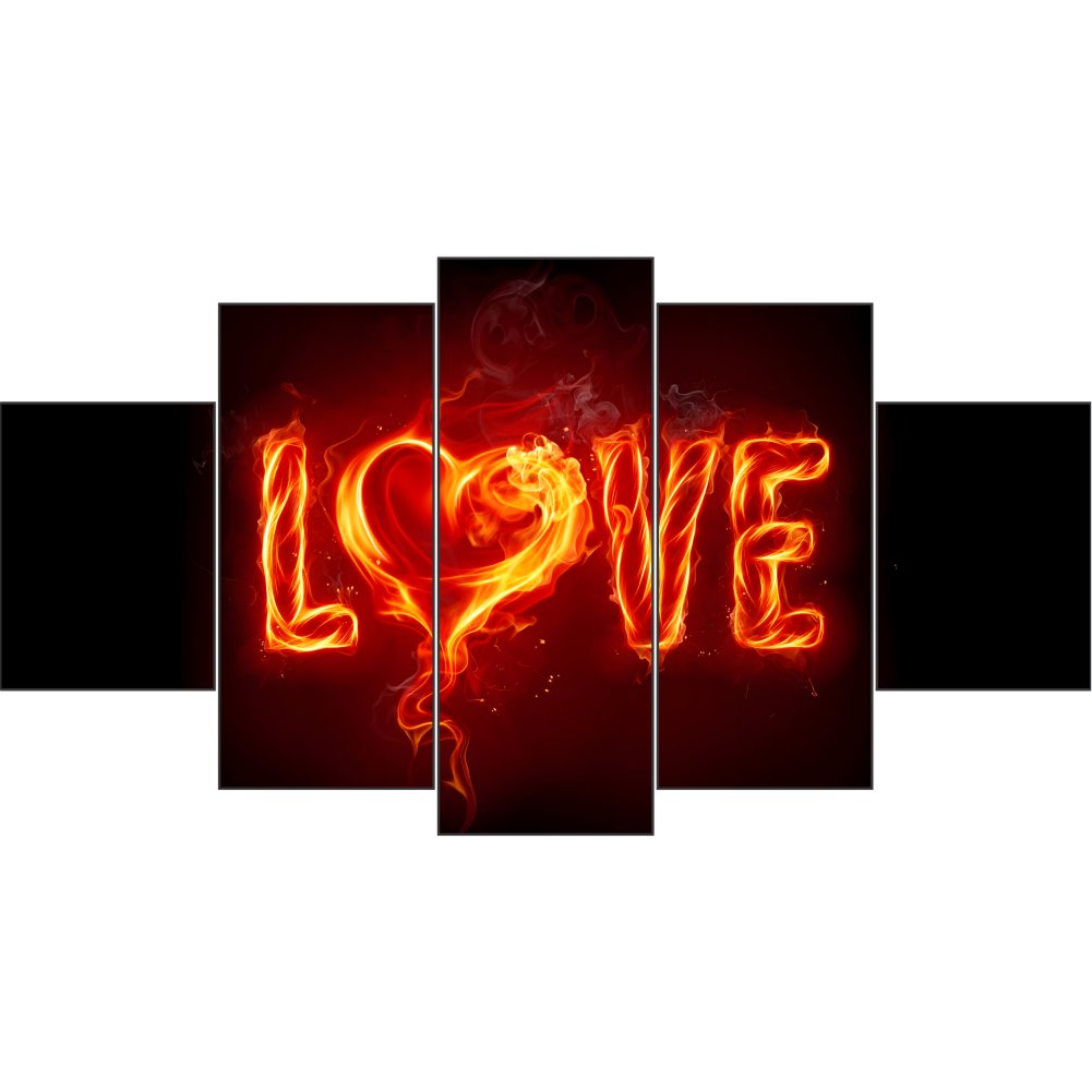 Quadro Decorativo mosaico Love - Quadros Decorativos para Sala | Display de Festa Infantil