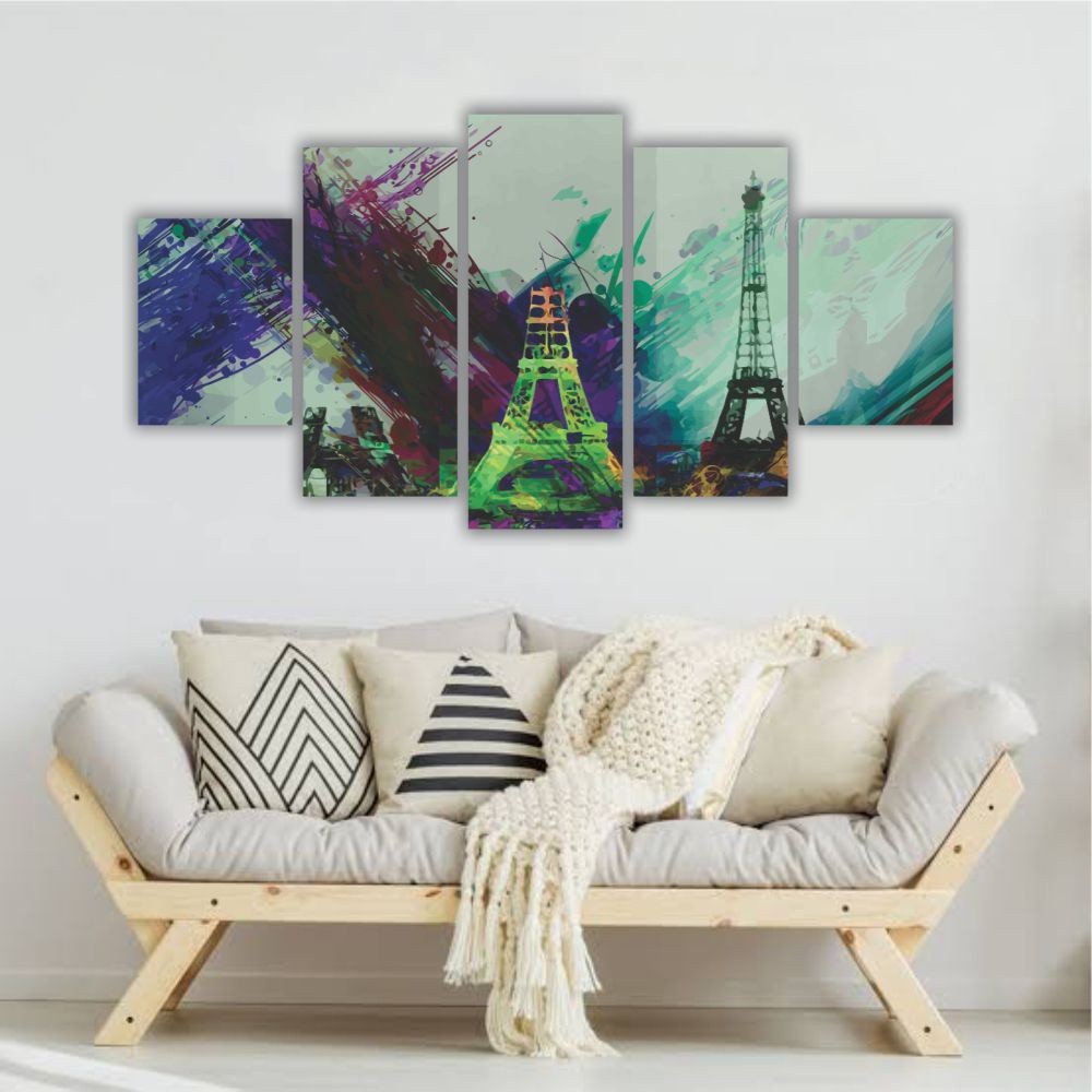 Quadro decorativo Paris França Artístico - Quadros Decorativos para Sala | Display de Festa Infantil