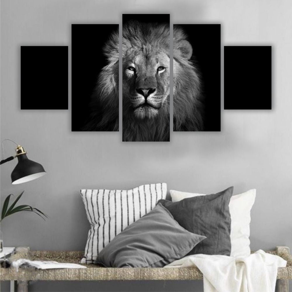 Quadro decorativo Leão Tribo De Judá Rei - Quadros Decorativos para Sala | Display de Festa Infantil