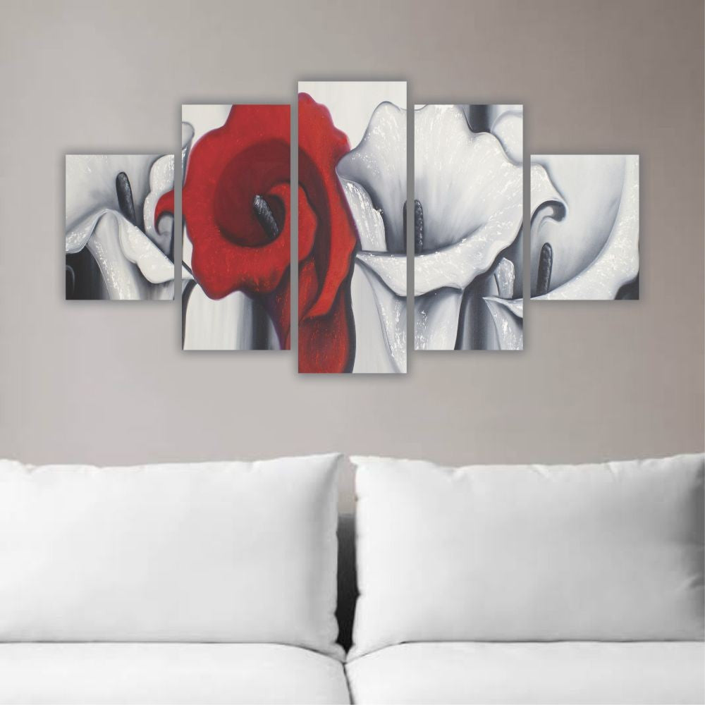 Quadro decorativo Copo de Leite Artístico - Quadros Decorativos para Sala | Display de Festa Infantil