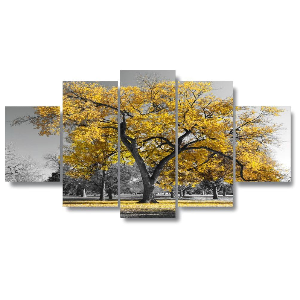 Quadros Decorativos Arvore Vida Botanico Sala Quarto Amarelo - Quadros Decorativos para Sala | Display de Festa Infantil