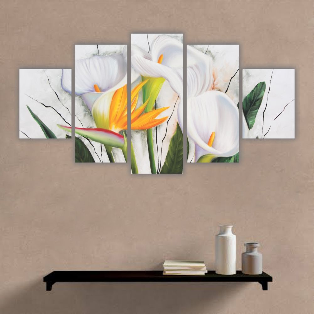 Quadro decorativo Floral Flores do Paraíso - Quadros Decorativos para Sala | Display de Festa Infantil