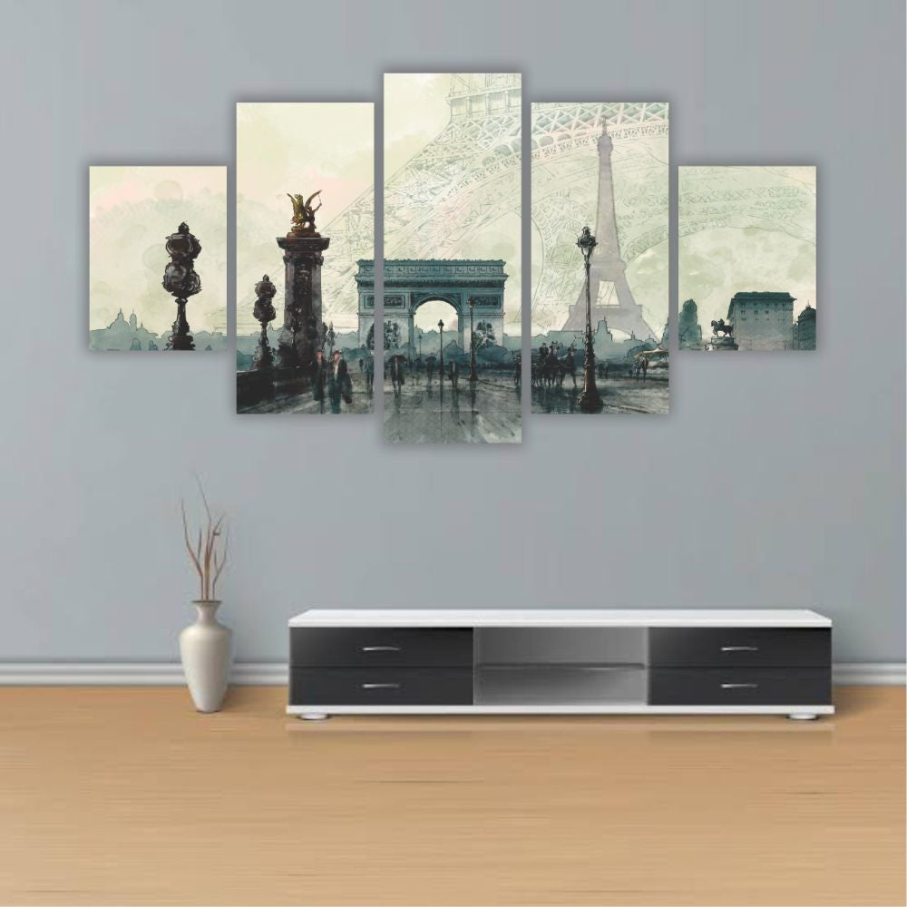 Quadro decorativo Arco do Triunfo - Quadros Decorativos para Sala | Display de Festa Infantil