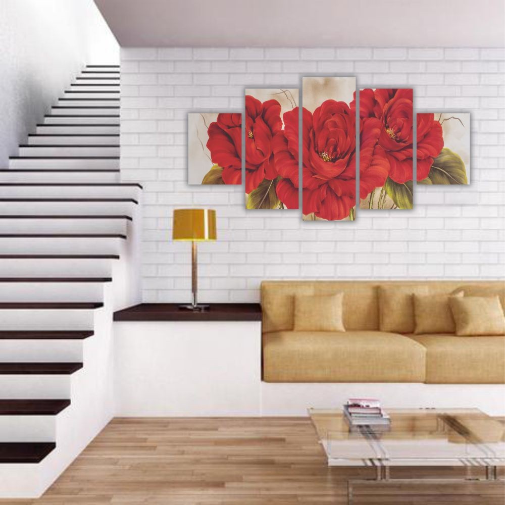 Quadro decorativo Buque Vermelho 2 - Quadros Decorativos para Sala | Display de Festa Infantil