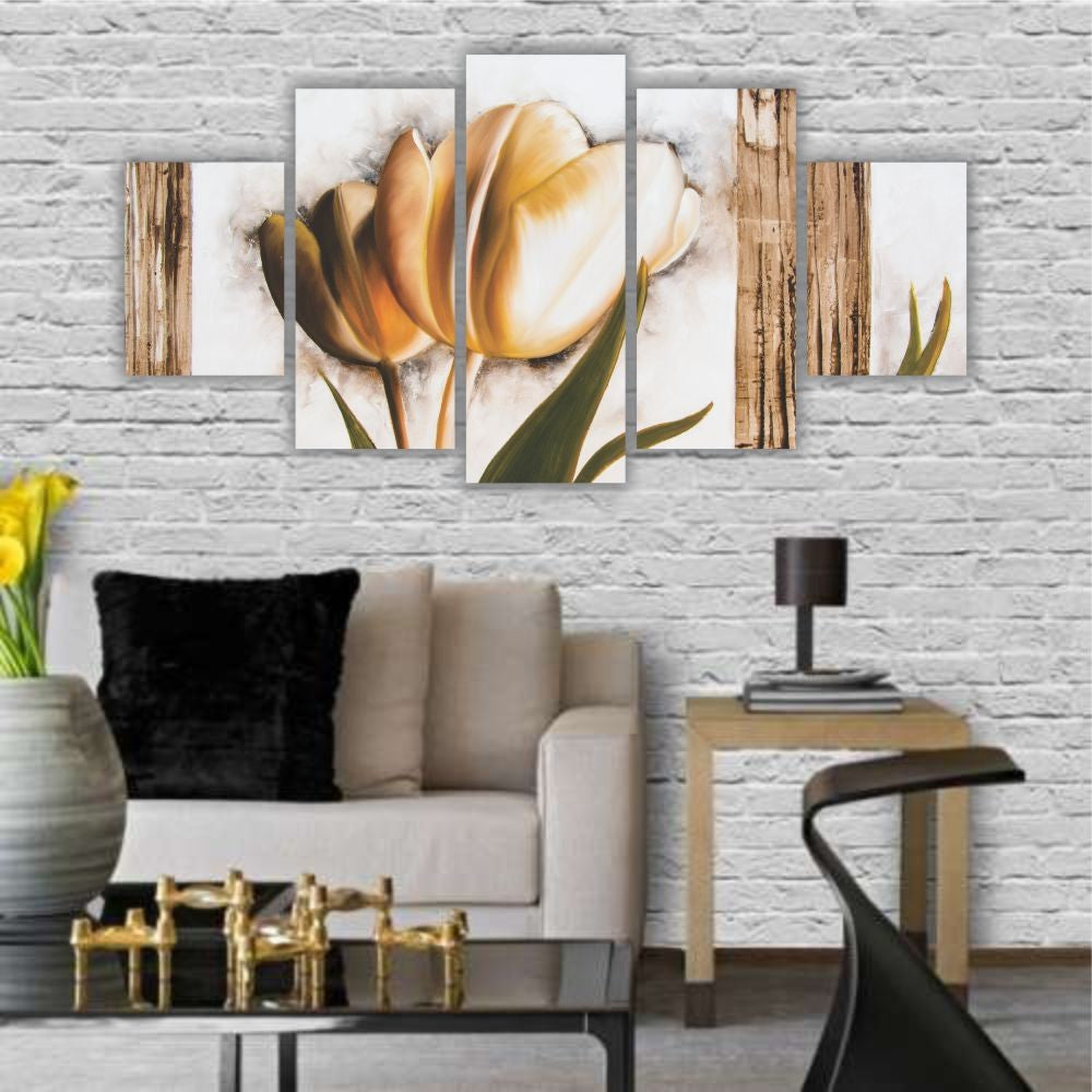 Quadro decorativo Tulipas em Sépia - Quadros Decorativos para Sala | Display de Festa Infantil