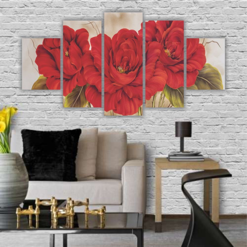 Quadro decorativo Buque Vermelho 2 - Quadros Decorativos para Sala | Display de Festa Infantil