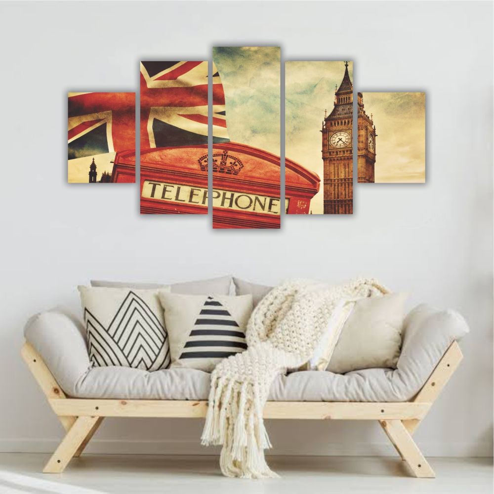 Quadro decorativo Londres Reino Unido - Quadros Decorativos para Sala | Display de Festa Infantil