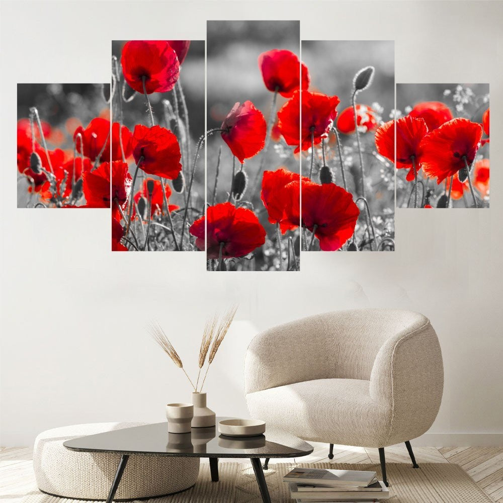 Quadro Decorativo Mosaico Flores da Primavera - Quadros Decorativos para Sala | Display de Festa Infantil