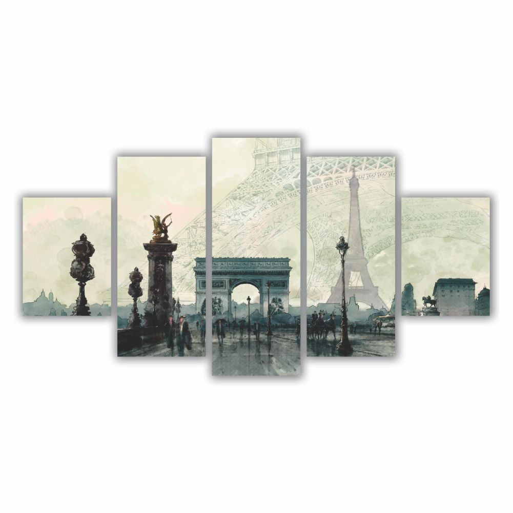 Quadro decorativo Arco do Triunfo - Quadros Decorativos para Sala | Display de Festa Infantil