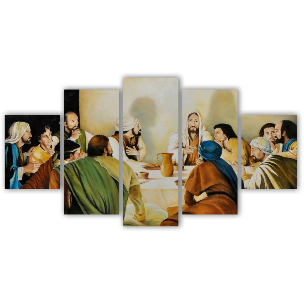 Quadros Decorativos Última Santa Ceia De Jesus Religioso - Quadros Decorativos para Sala | Display de Festa Infantil
