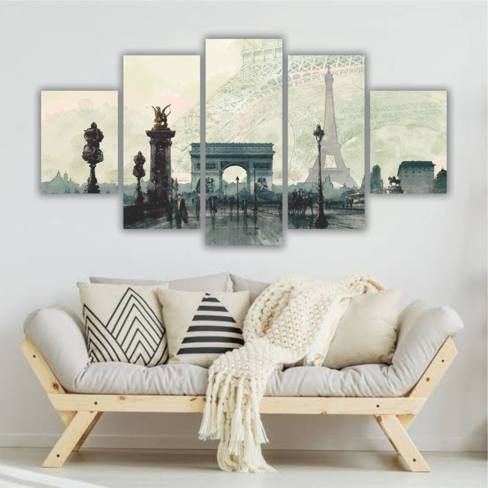 Quadro decorativo Arco do Triunfo - Quadros Decorativos para Sala | Display de Festa Infantil