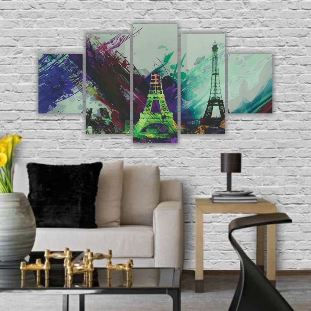 Quadro decorativo Paris França Artístico - Quadros Decorativos para Sala | Display de Festa Infantil