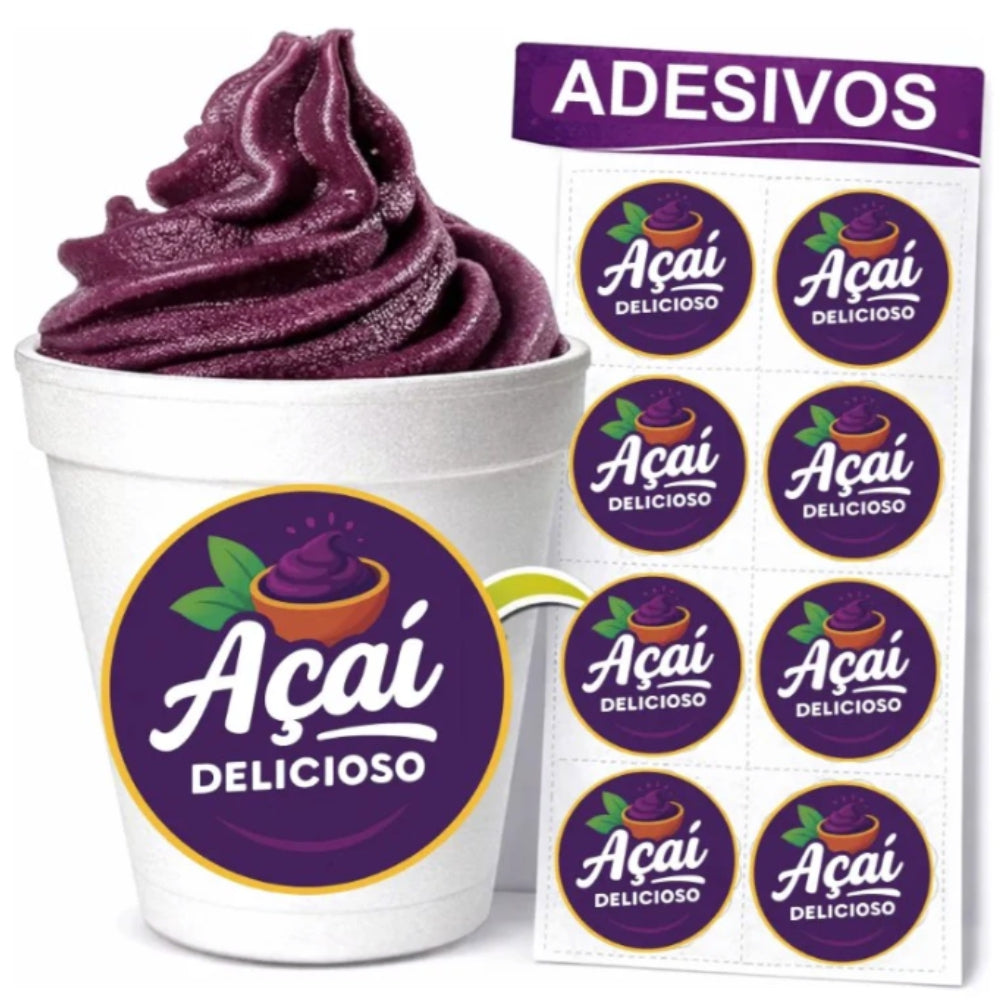 1000 Etiquetas Adesivas Personalizada Adesivos com sua Sua Logo.