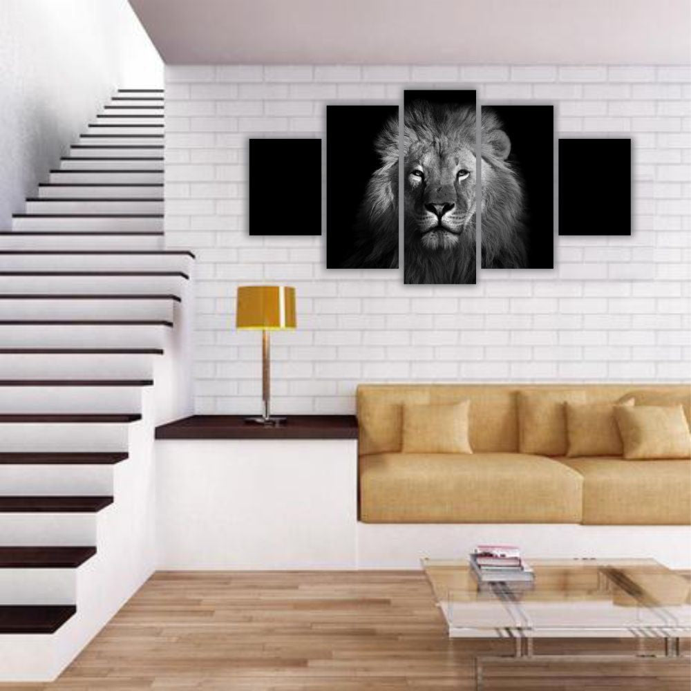 Quadro decorativo Leão Tribo De Judá Rei - Quadros Decorativos para Sala | Display de Festa Infantil