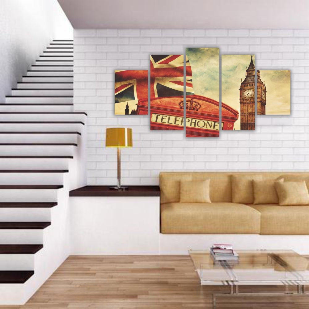 Quadro decorativo Londres Reino Unido - Quadros Decorativos para Sala | Display de Festa Infantil