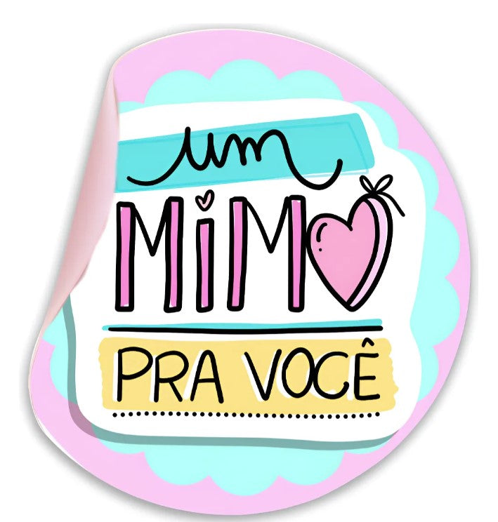 Etiquetas Adesiva Um Mimo pra Você