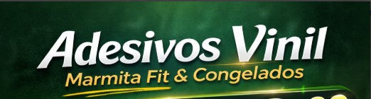 Adesivos Marmita Fit e Congelados