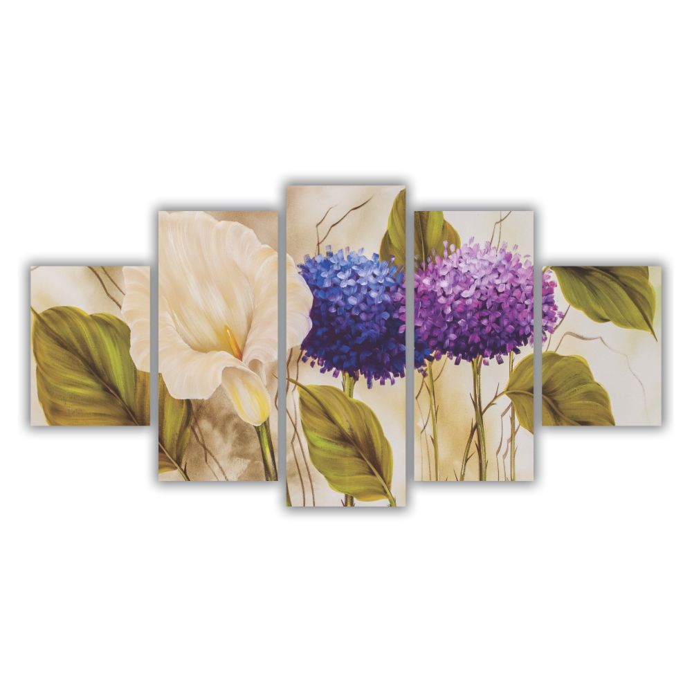 Quadro Decorativo Hortências - Quadros Decorativos para Sala | Display de Festa Infantil