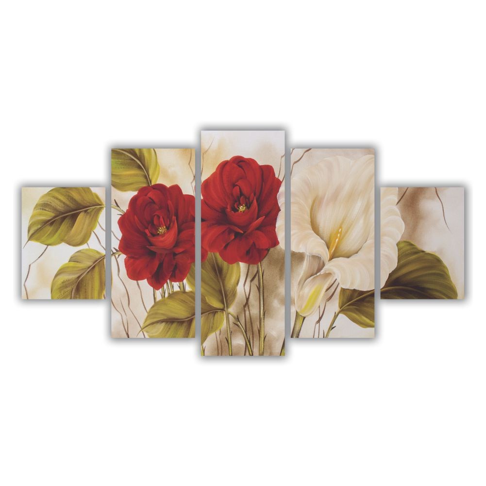Quadro decorativo Flores Envelhecidas - Quadros Decorativos para Sala | Display de Festa Infantil